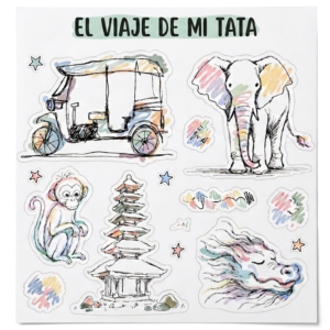 Pegatinas El Viaje de Mi Tata