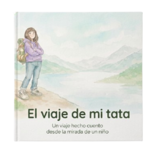 Portada del cuento infantil El viaje de mi tata, inspirado en un viaje real de seis meses por Asia.